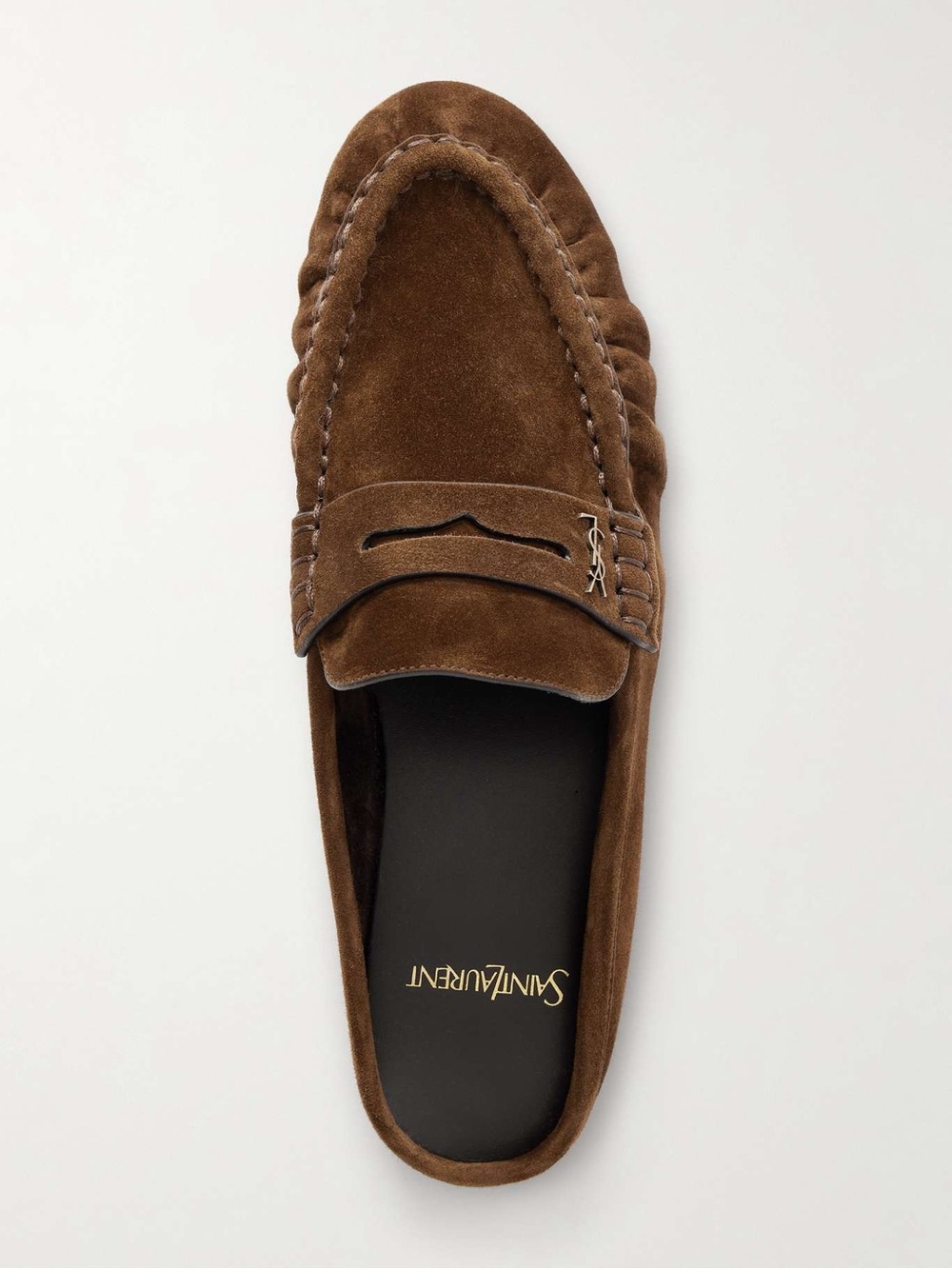 Saint Laurent Le Loafer suede slippers It38 - Picture 7 of 12